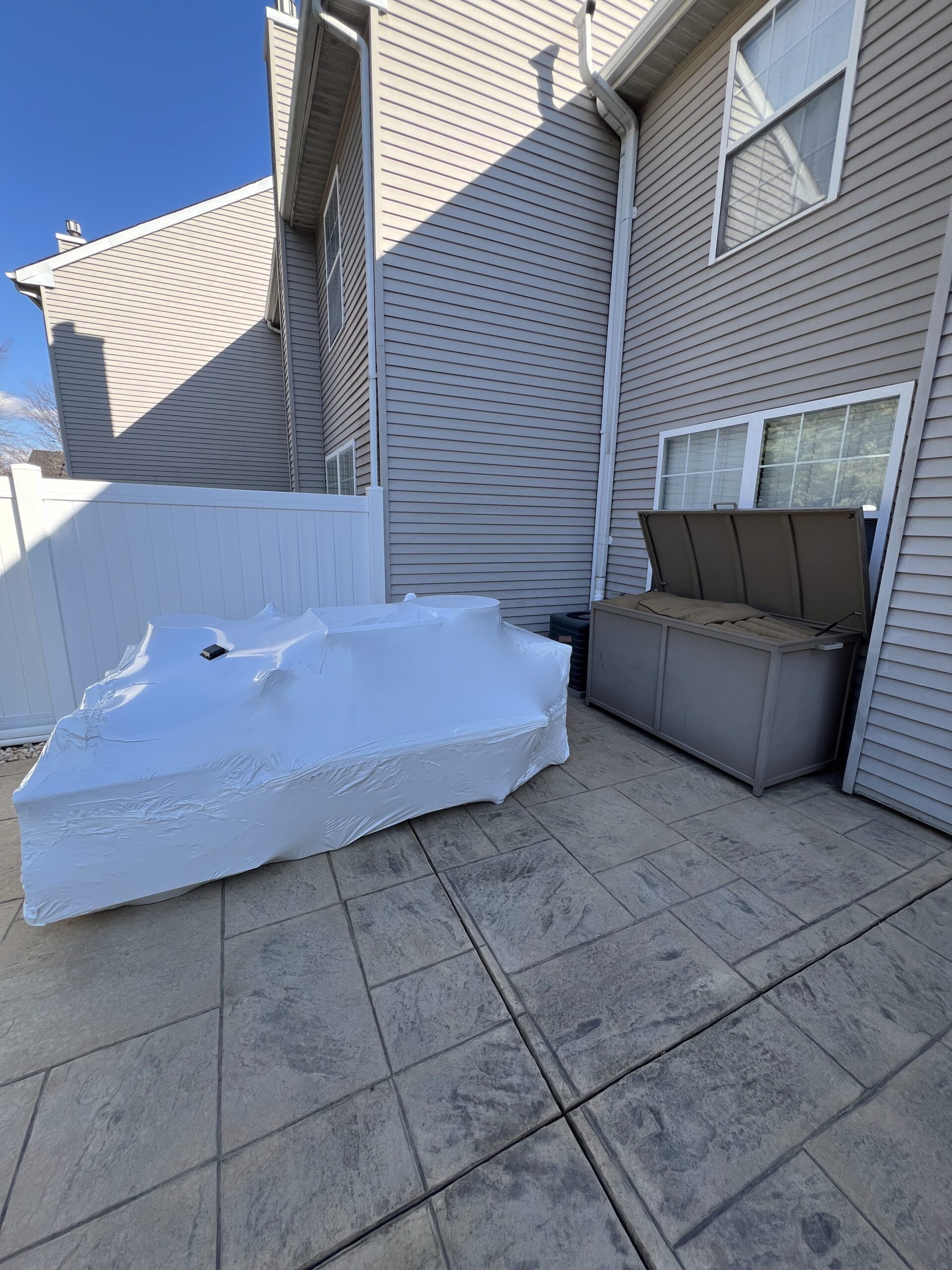 shrink wrap patio furniture bucks county